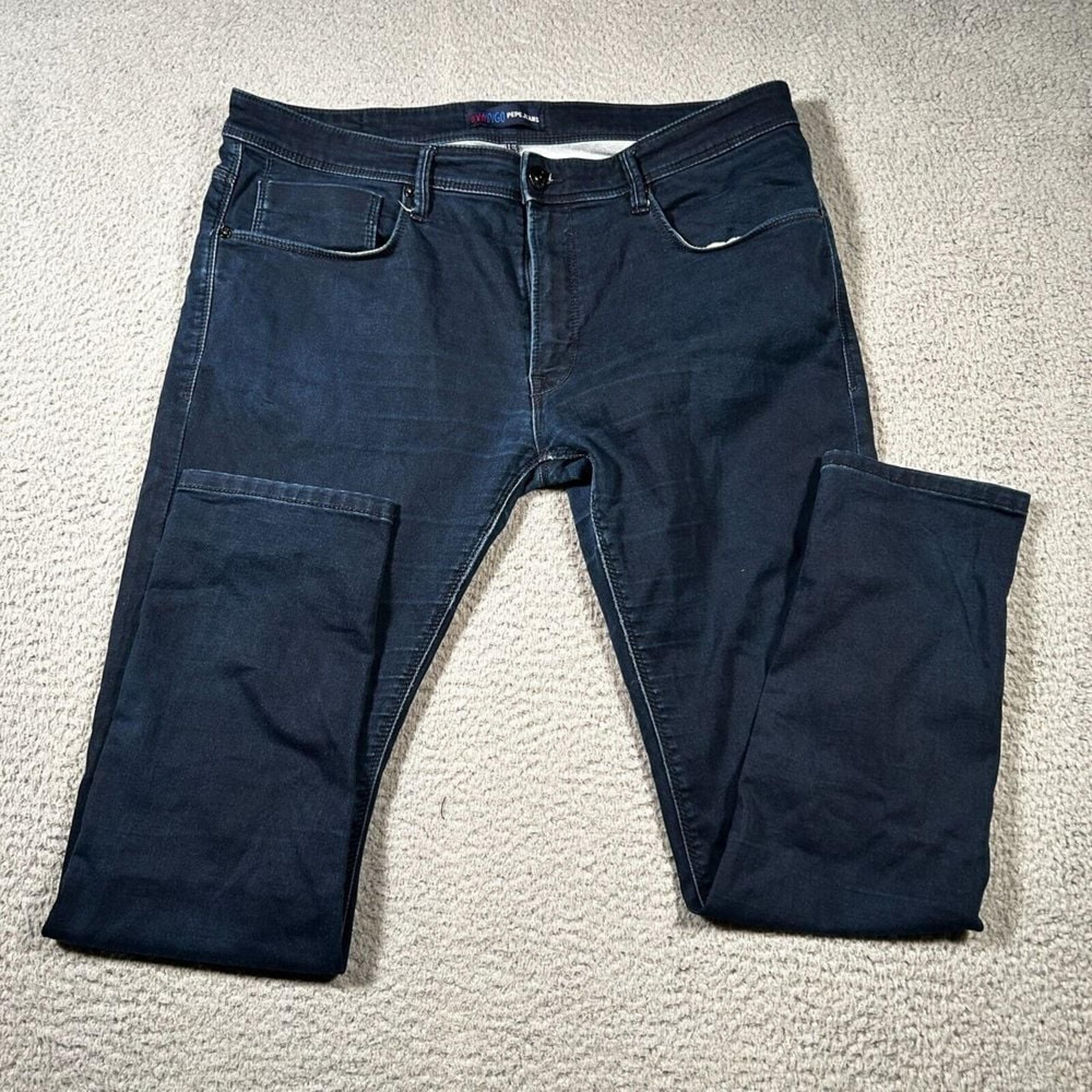 Pepe Jeans Women's Skinny Jegging Gym Indigo Dark Wash Woman Size 38x31