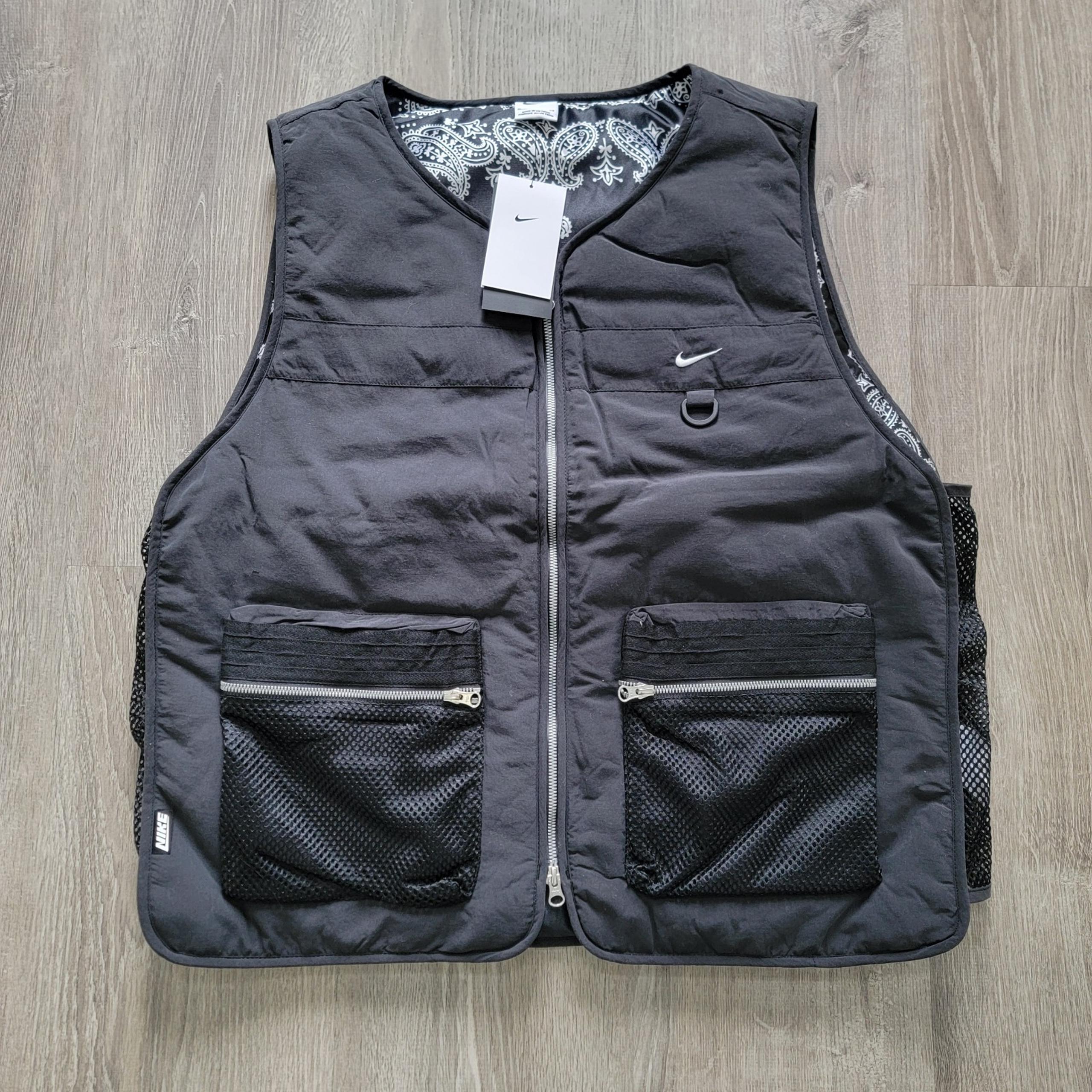 BRAND NEW Nike Full-Zip Premium Basketball Vest in Black Men's Size XL