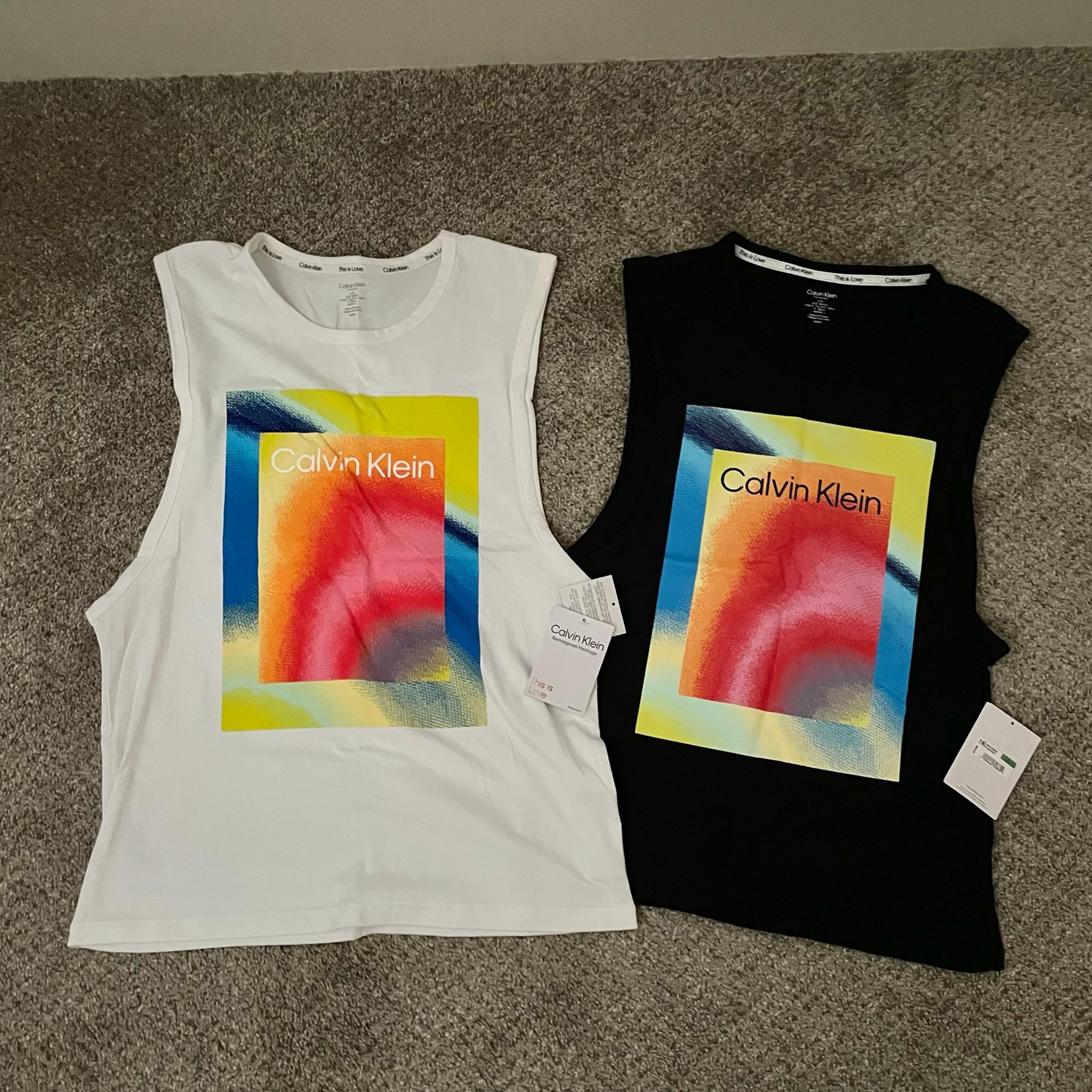 Bundle of Calvin Klein Sleeveless Tank Tops - MEN LARGE NWT
