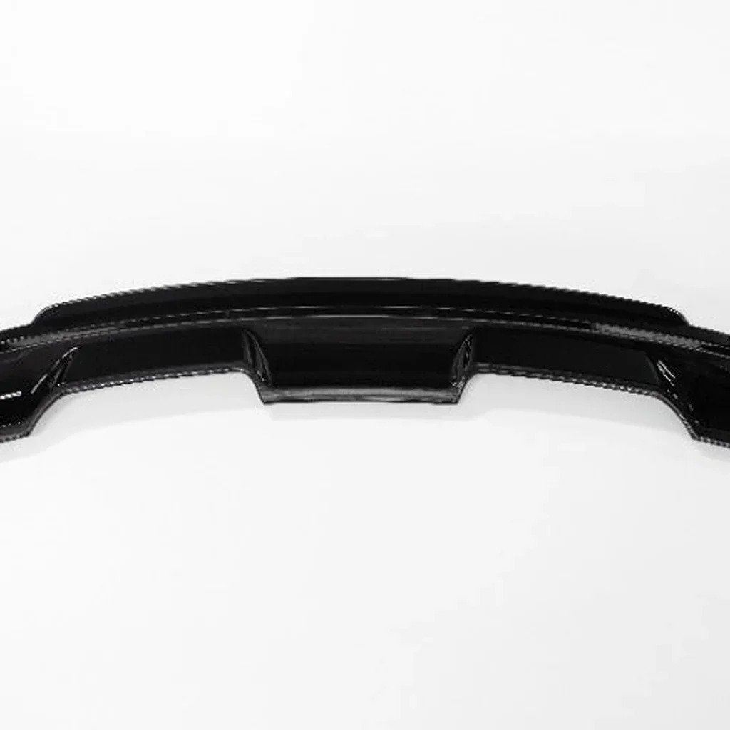 2015-2021 Mustang GT500 Style Rear Spoiler (Gurney Flap Wicker Bill) Gloss Black