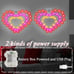 2 Pack Valentine's Day Window Lights, Valentine Day Decor Lighted Heart Window