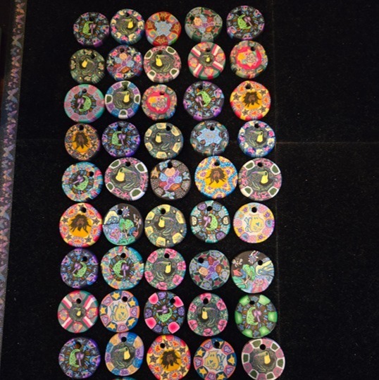 FIMO Clay Pendants 50 Assorted Designs