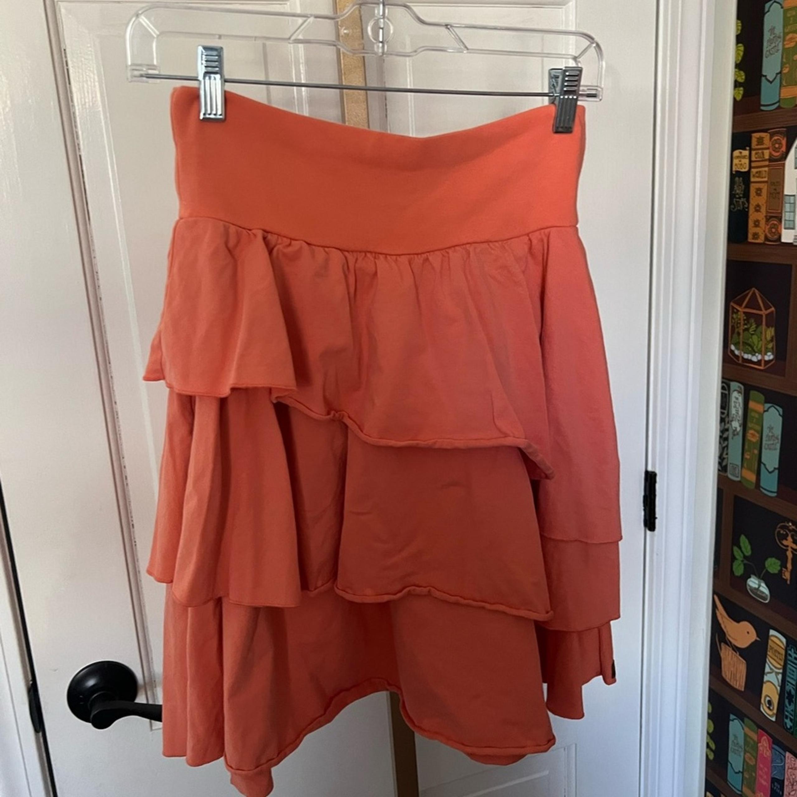 Matilda Jane Pink Tiered Skater Mini Skirt Size Medium