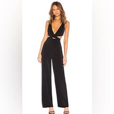 NBD x NAVEN | Madeline Jumpsuit in Black Size: Small