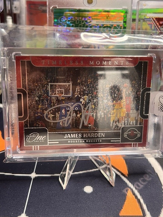 2022-23 Panini One And One Timeless Moments Autograph Auto James Harden