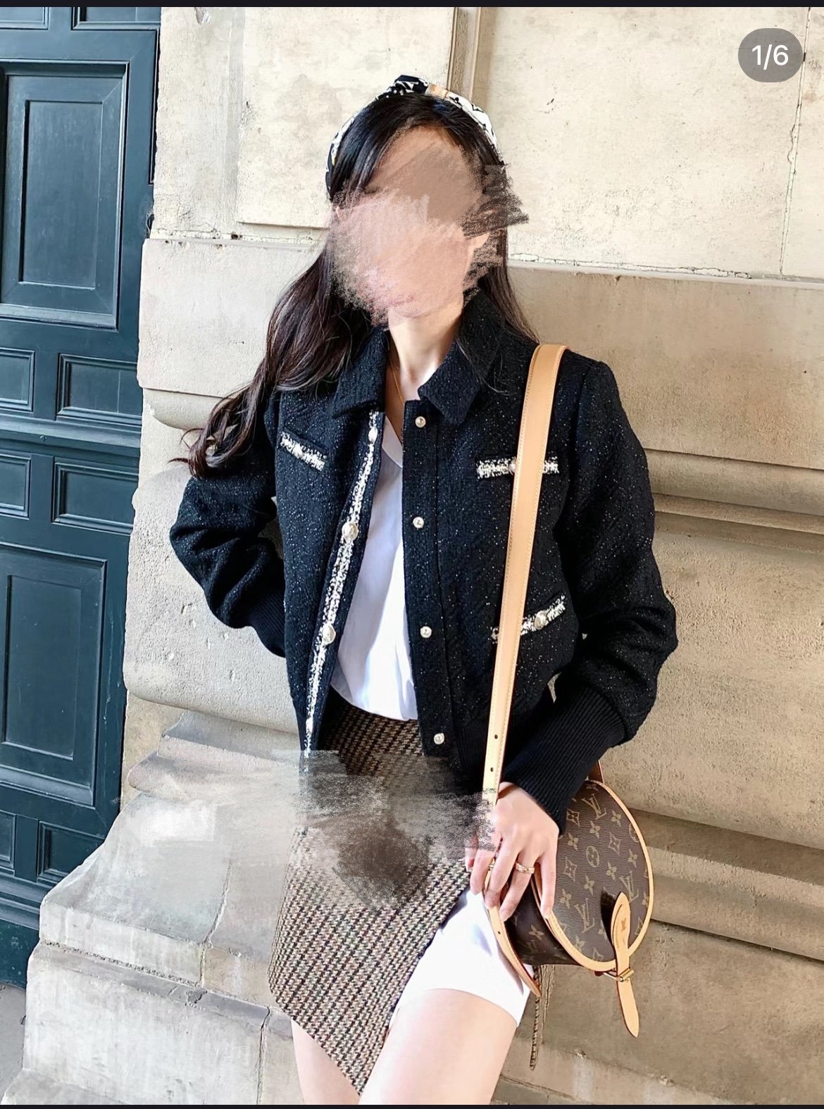 Maje black jacket
