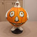 Vintage Dept 56 Halloween Flip Tops Pumpkin Ghost Candy Dish