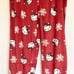 Hello Kitty Sanrio Hello Kitty Red Snowflake Christmas Pajama Pants S