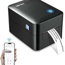 Ultra Fast Bluetooth Label Printer - Supports iOS, Android, Windows, Mac