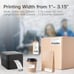 Ultra Fast Bluetooth Label Printer - Supports iOS, Android, Windows, Mac