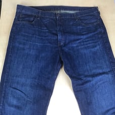 Levis 569 Mens Jeans Dark Wash Loose Straight Fit Blue Denim Baggy 42x30