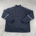 Nike Golf Wind Jacket Men XL Black Stretch Windwear Full Zip Windproof Reflectv