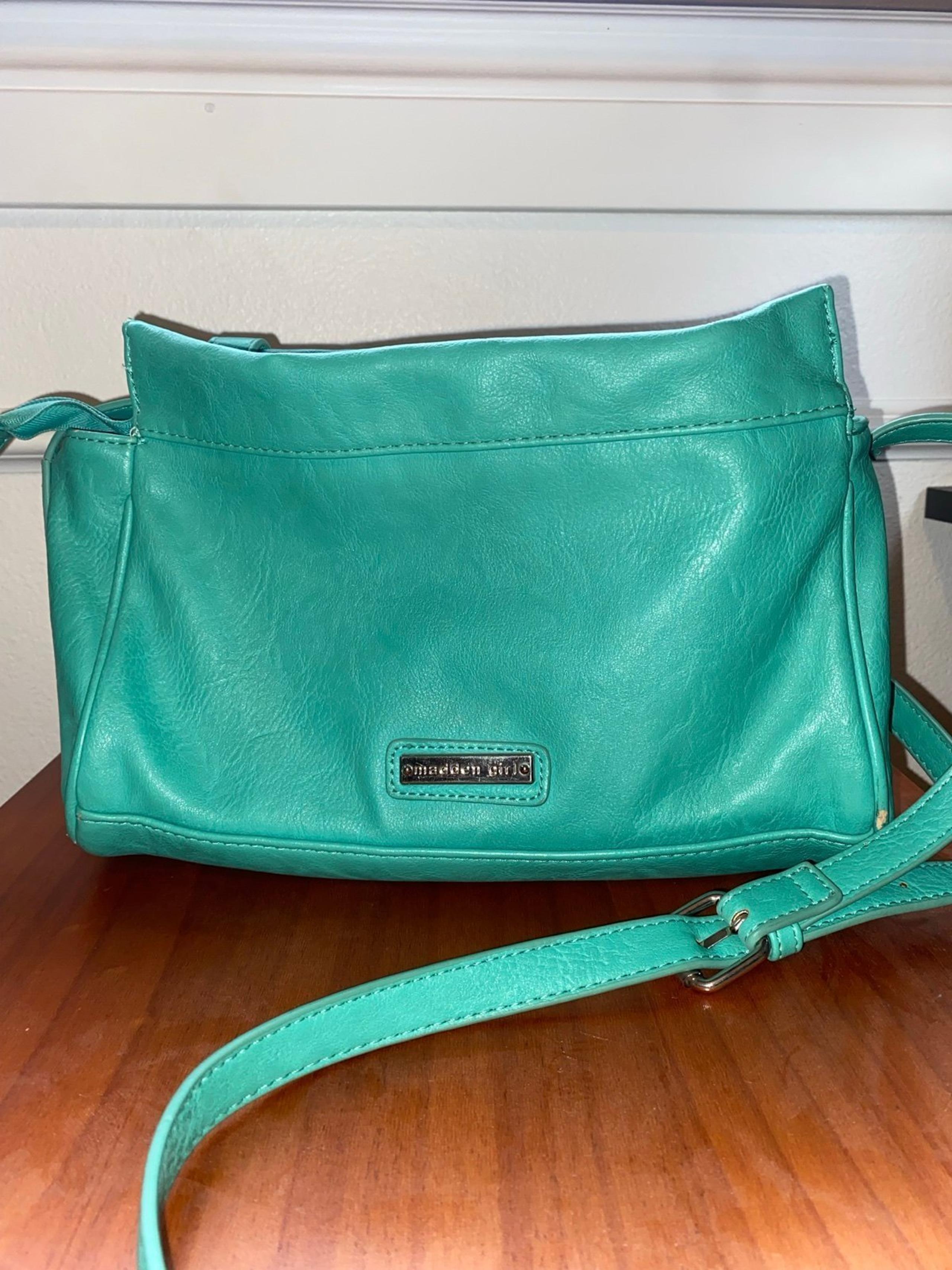 Crossbody madden girl teal bag