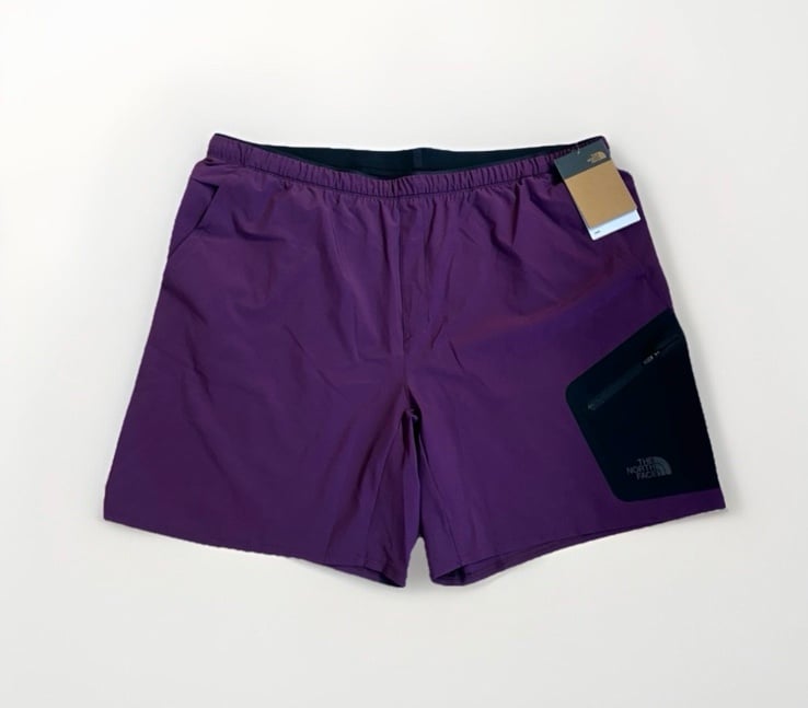 The North Face Men's size XL Lightstride Shorts 7” Black Currant Purple 65 NWT