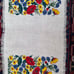 Vintage lot of 8 Luncheon Napkins yellow and red flowers printed most of them n