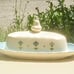 Metlox TRUE BLUE POPPYYRAIL 1/4 LB butter dish butterdish
