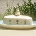 Metlox TRUE BLUE POPPYYRAIL 1/4 LB butter dish butterdish