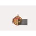 Coach Round Hybrid Pouch In Rainbow Signature Canvas NEW