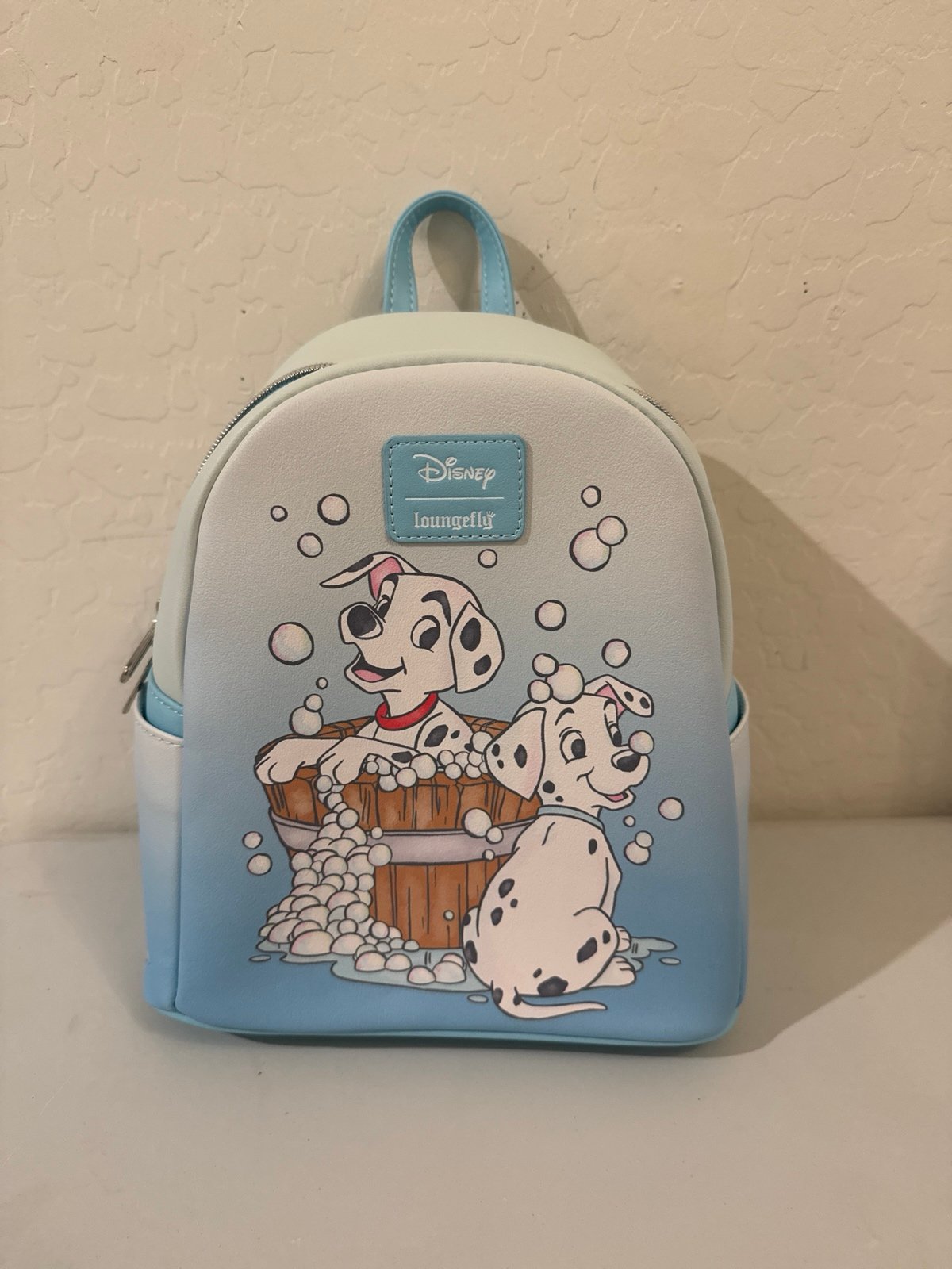 Loungefly Disney 101 Dalmations Bath Time Mini Backpack NWT