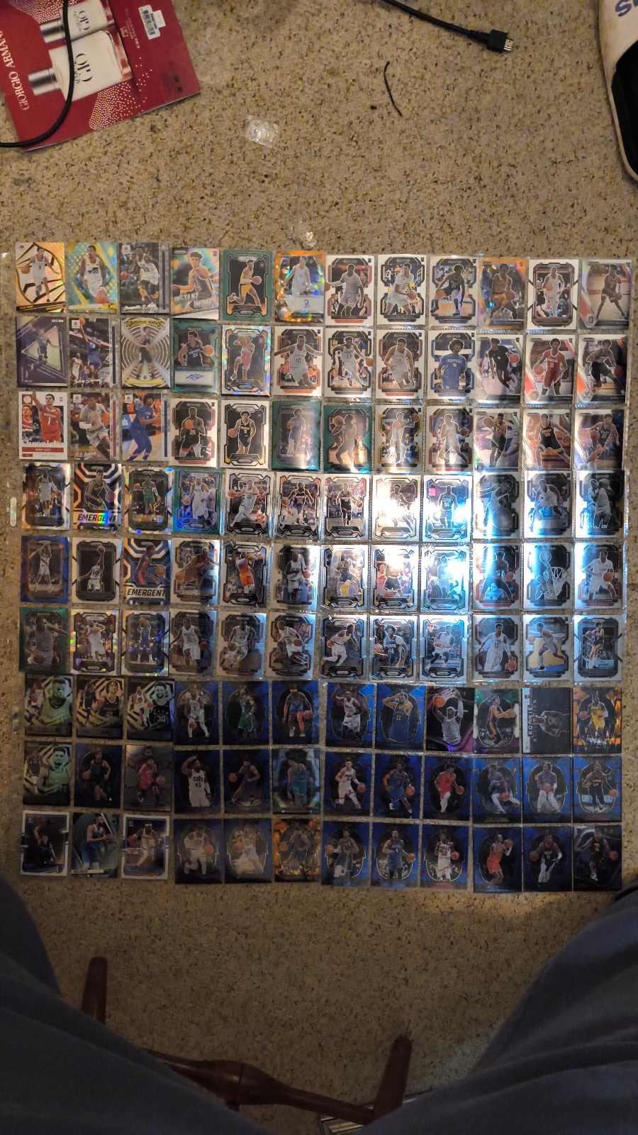 NBA Basketball Cards Lot 108 cards.