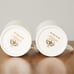 2 Noritake EVA AIR Demitasse Coffee Cup & Saucer Sets GOLD Trim Espresso Mug EUC