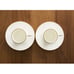 2 Noritake EVA AIR Demitasse Coffee Cup & Saucer Sets GOLD Trim Espresso Mug EUC