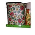 VINTAGE 1970 Vinyl Needlepoint floral Lunch/brunch box matching Thermos set