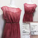 ⁑【Brand New】Mariko Kouga Tokyo Soir One-Piece Dress Pink