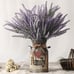 NEW Artificial Lavender Flowers with Vase Fake Lavender Plants in Decorative