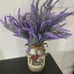 NEW Artificial Lavender Flowers with Vase Fake Lavender Plants in Decorative