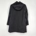 LAUREN Ralph Lauren Women's Hooded Button Raincoat French Black Size Small NWT