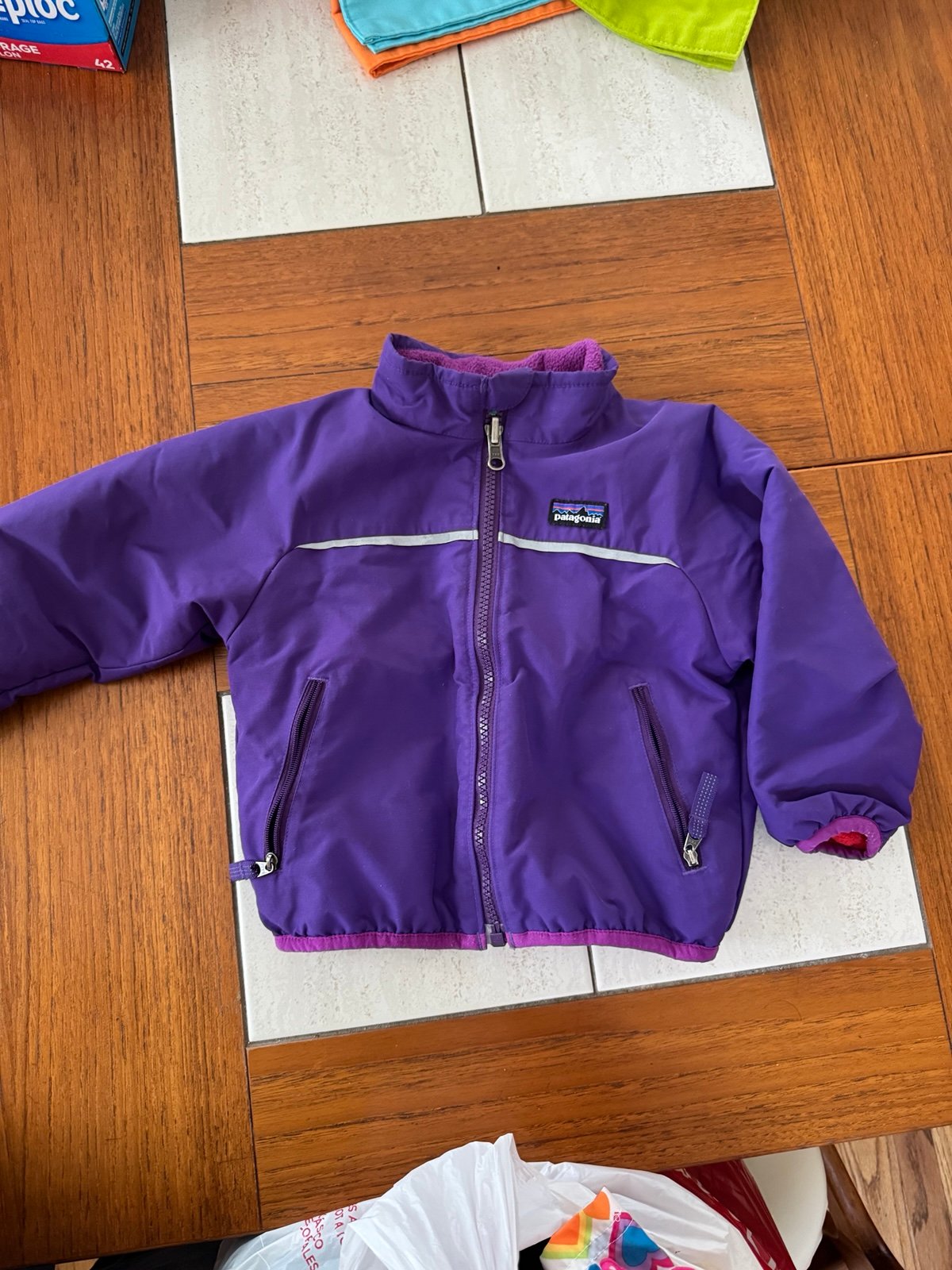 Patagonia Reversible Shelled Synchilla Fleece Jacket - Toddler Girls