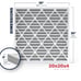 20x20x4 MERV 13 air filter replacement