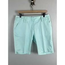 NWT Adidas Women's Shorts Golf Climalite Bermuda Mint Green Size 8