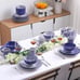 16 Piece Dinnerware Sets for 4 Modern Style Design Dinnerware Kitchen Plate Set