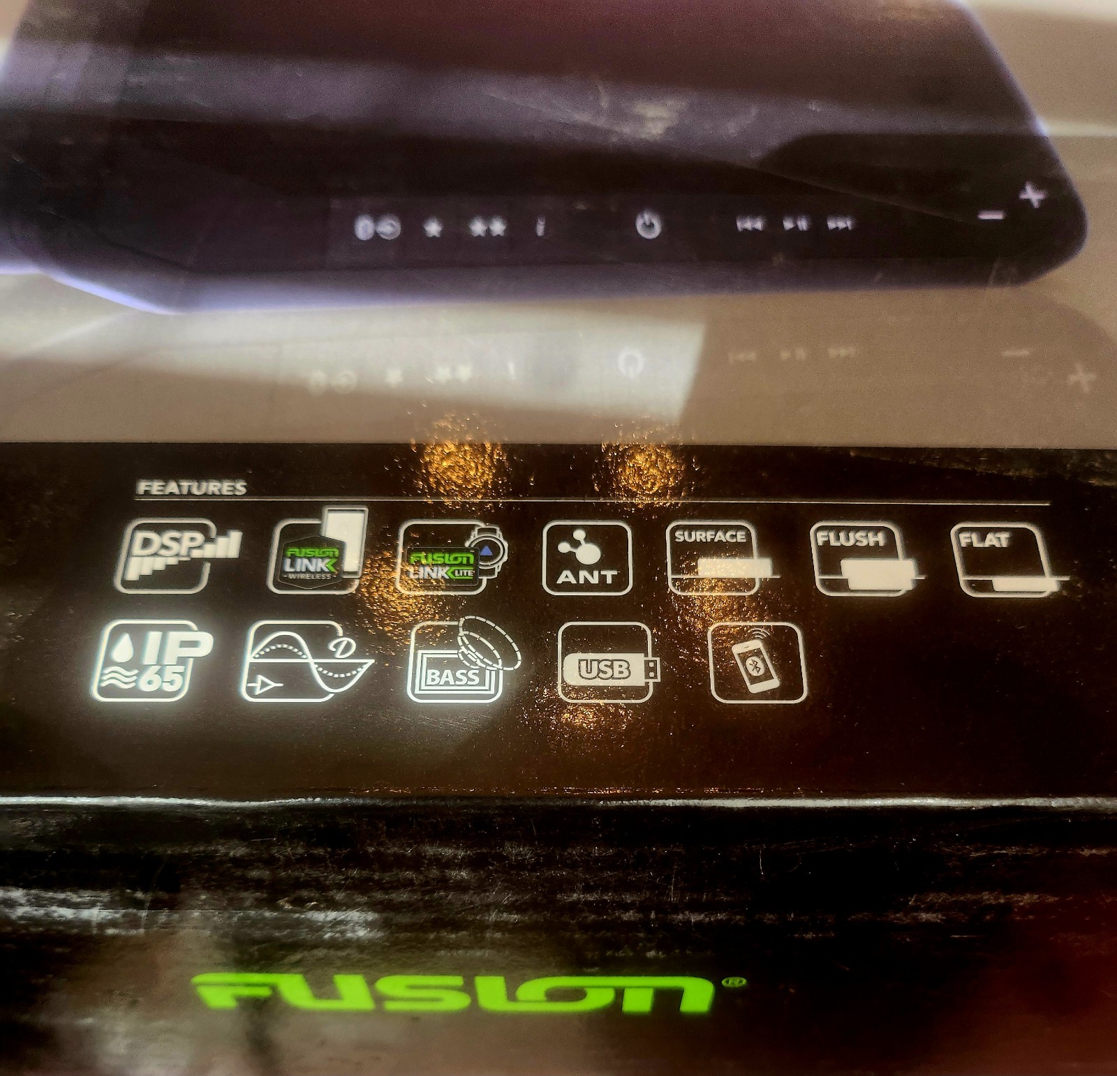 FUSION By Garmin Bluetooth Flushmount Panel Stereo