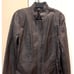Elie Tahari Olive green brown leather military victorian Jacket embroidery sz XL