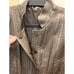 Elie Tahari Olive green brown leather military victorian Jacket embroidery sz XL