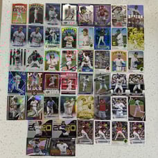 MLB Superstar and Rookie Baseball Card Lot (Topps & Panini) Modern Age