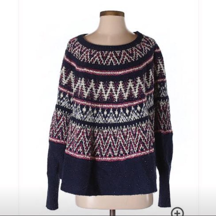 Anthropologie Sleeping On Snow Poncho Sw