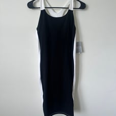 NWT Athleta Tennis Dress Black White Small