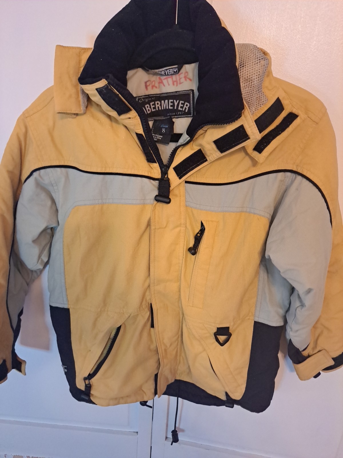 Obermeyer kids unisex ski jacket size 8