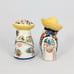 Mexican Couple Salt and Pepper Shakers Ceramica Santa Maria Cuernavaca