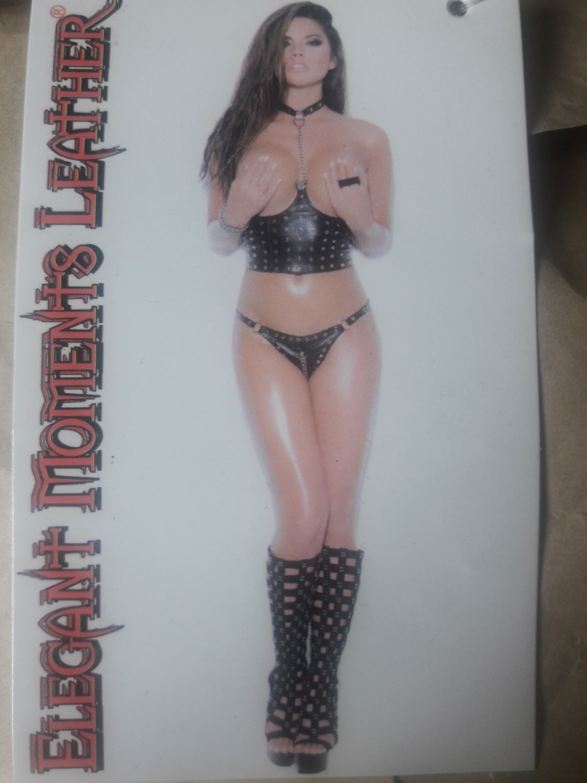 Leather Chain Top - Large