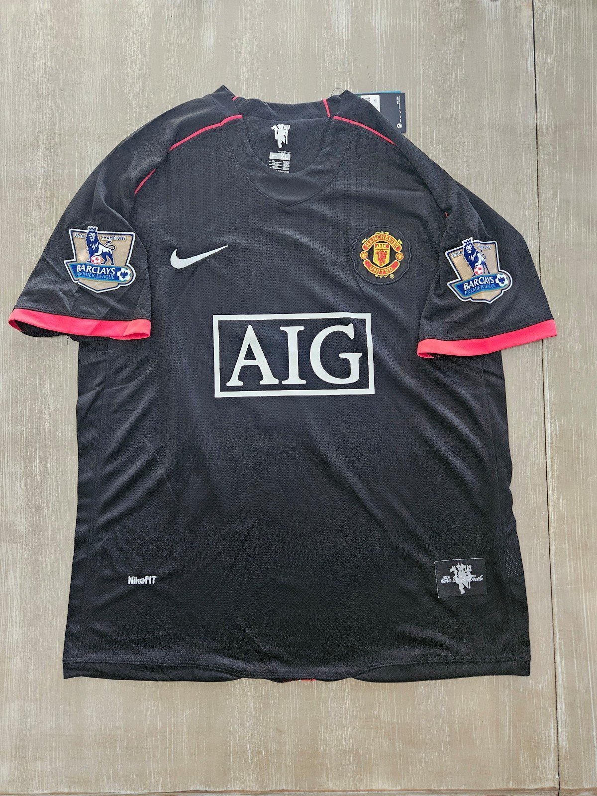 MANCHESTER UNITED RONALDO 2007/08 JERSEY