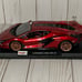 Lambo Sian Candy Red Display Model Car by Maisto 1:18 Scale Diecast Metal