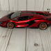Lambo Sian Candy Red Display Model Car by Maisto 1:18 Scale Diecast Metal