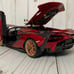 Lambo Sian Candy Red Display Model Car by Maisto 1:18 Scale Diecast Metal