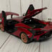 Lambo Sian Candy Red Display Model Car by Maisto 1:18 Scale Diecast Metal