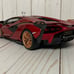 Lambo Sian Candy Red Display Model Car by Maisto 1:18 Scale Diecast Metal